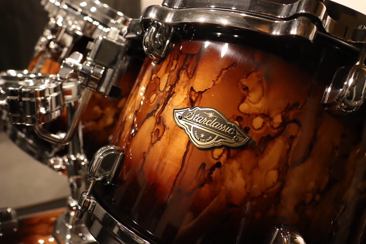 TAMA Starclassicのシェル（木目の質感）